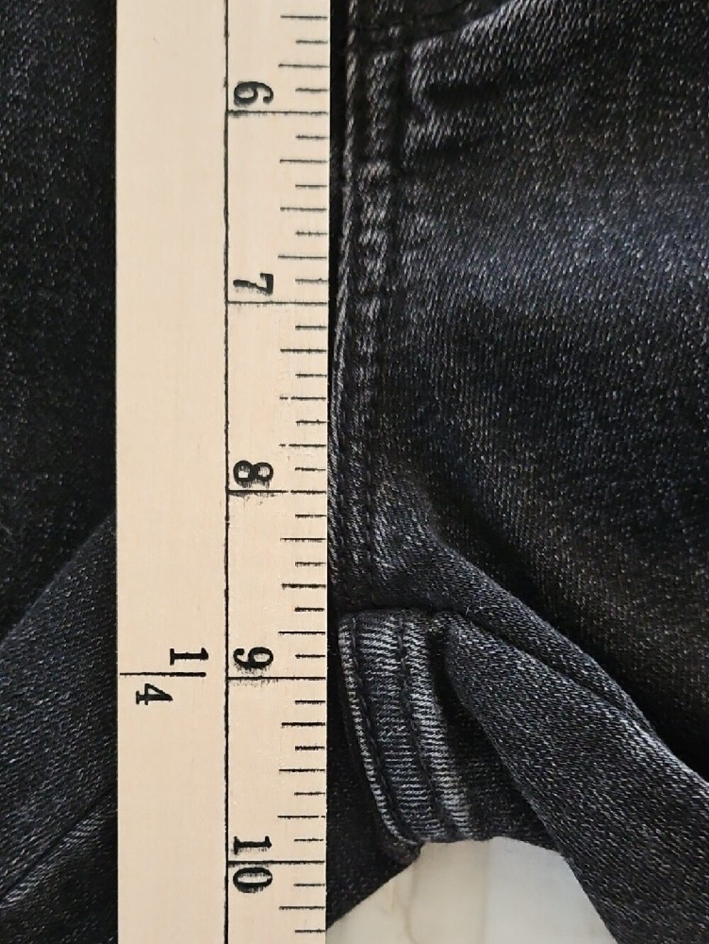 A.N.A. - Black Floral Embroidered Jeggings Size 4 - Picture 5 of 10